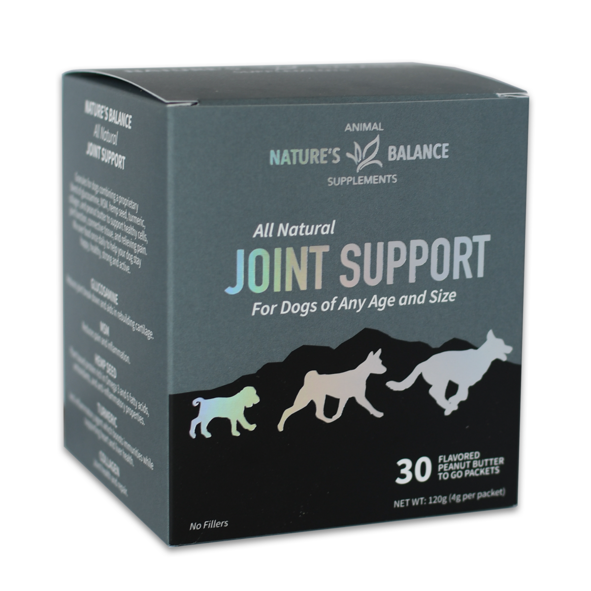 Joint Support Ingredients - Glucosamine, Flaxseed, MSM, Turmeric, Collagen, Pet Balance Support for Dogs and Cats